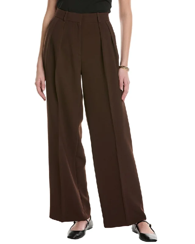 women's leather pantsKenneth Cole Pleated Wide Leg Pant