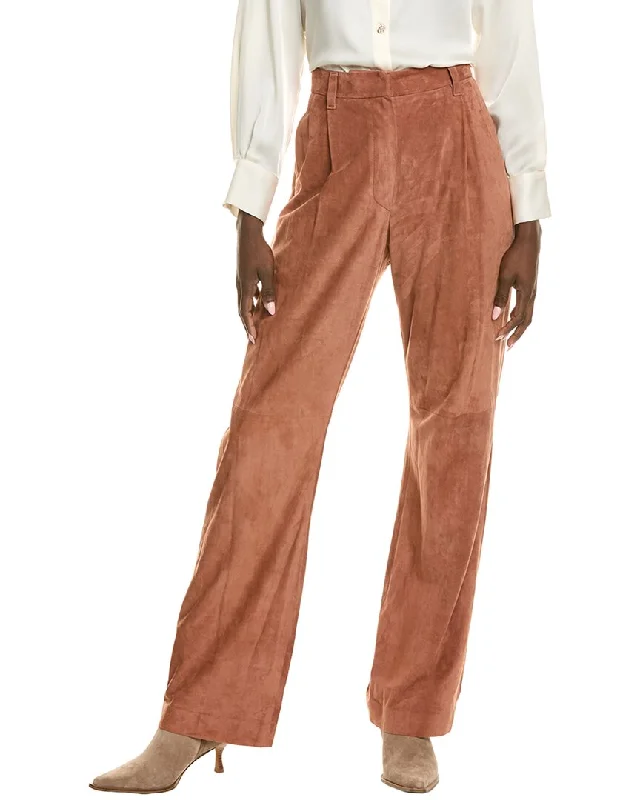 women's ripped pantsBrunello Cucinelli Leather Pant