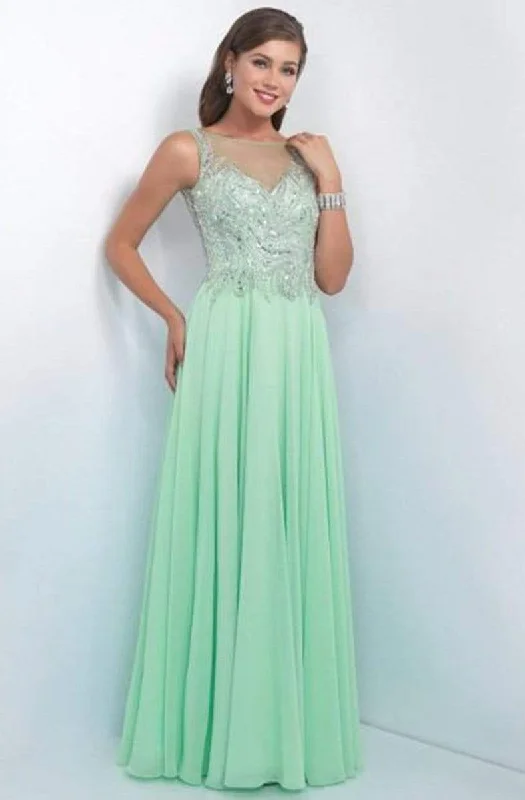 Formal Dress for Tennis TournamentsIntrigue - 165SC Illusion Bateau Embellished Long Gown