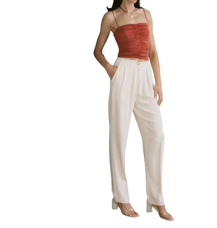 women's breathable pantsLila Pant In Ivory