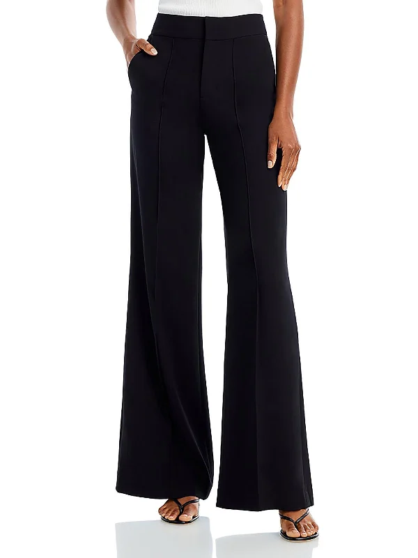 women's thermal pantsDylan Womens Pintuck High Rise Wide Leg Pants