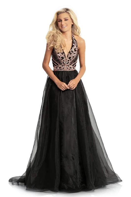 Formal Dress for Runway ShowsJohnathan Kayne - 9066SC Bejeweled Sleeveless Pleated Gown