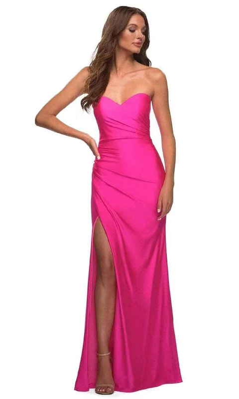 Formal Dress for Sports AwardsLa Femme - Strapless Gown 30600SC