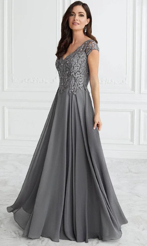 Formal Dress for Destination WeddingsChristina Wu Elegance 17096 - Laced Bodice Formal Dress