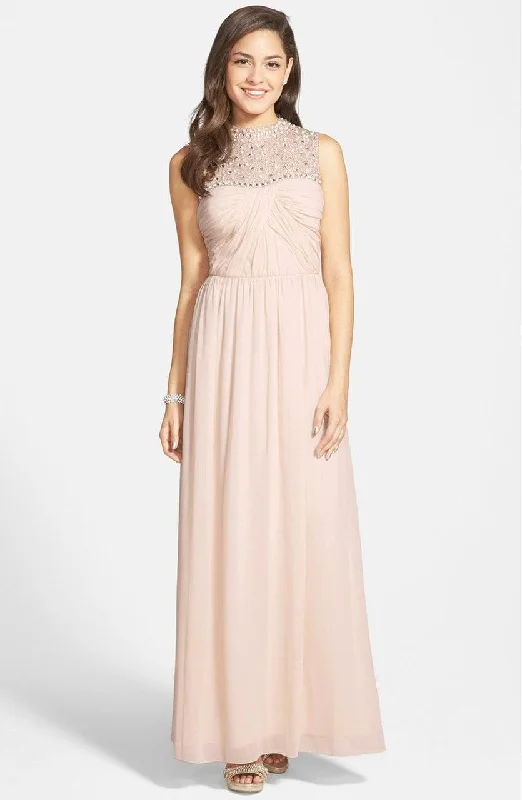 Formal Dress for Masquerade BallsAdrianna Papell - Embellished High Neck Chiffon Gown 231M70230SC