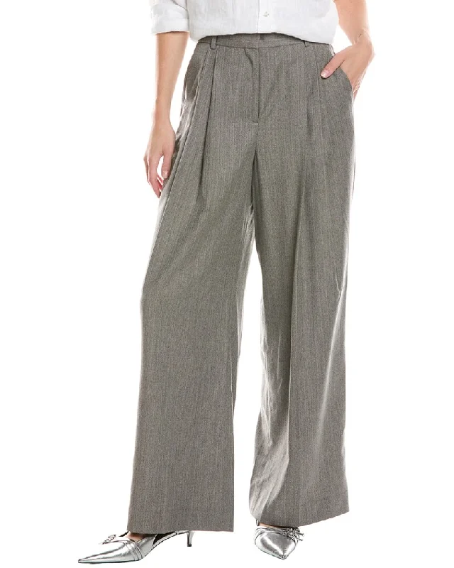 women's skiing pantsReiss Otis Wool Wide Leg Pant