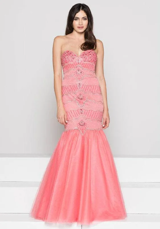 Formal Dress for Glamorous ThemesColors Dress - Beaded Strapless Sweetheart Mermaid Gown 1823S