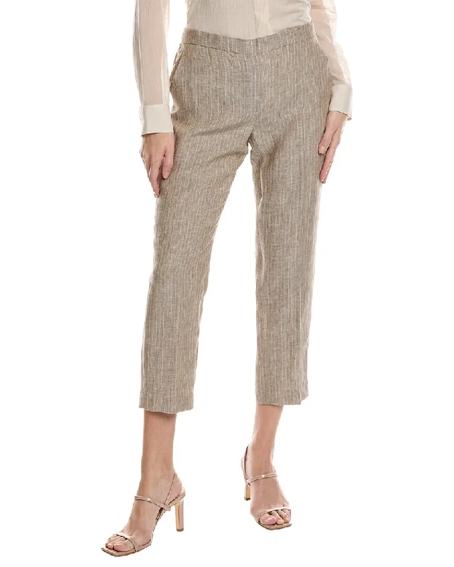 women's convertible pantsTheory Treeca Linen Pant