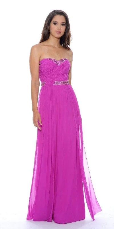 Formal Dress for Winter WeddingsDecode 1.8 - 181488SC Strapless Embellished Chiffon Gown