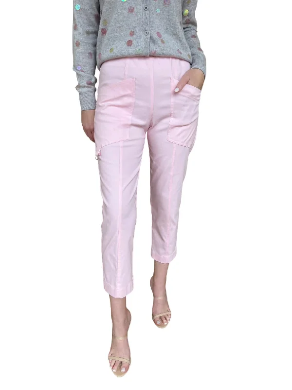 women's party pantsControl Stretch D Ring Crop Cargo Pant In Petal