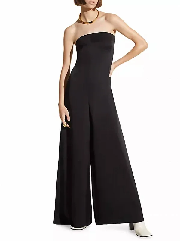 women's mini pantsErika Jumpsuit In Black