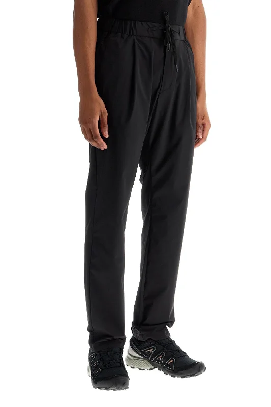 women's running pantsHerno High-Waisted Black Nylon Women's Pants