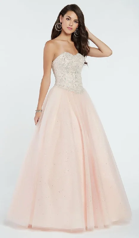 Formal Dress for Beach ThemesAlyce Paris - 60362SC Sweetheart Beaded Lace Ballgown