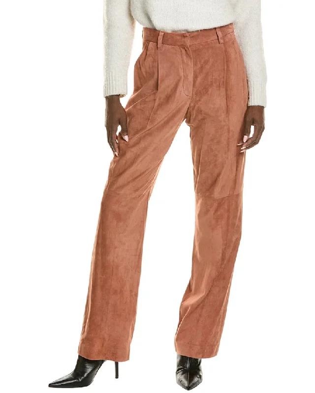 women's tall pantsBRUNELLO CUCINELLI PANTALONE PELLE