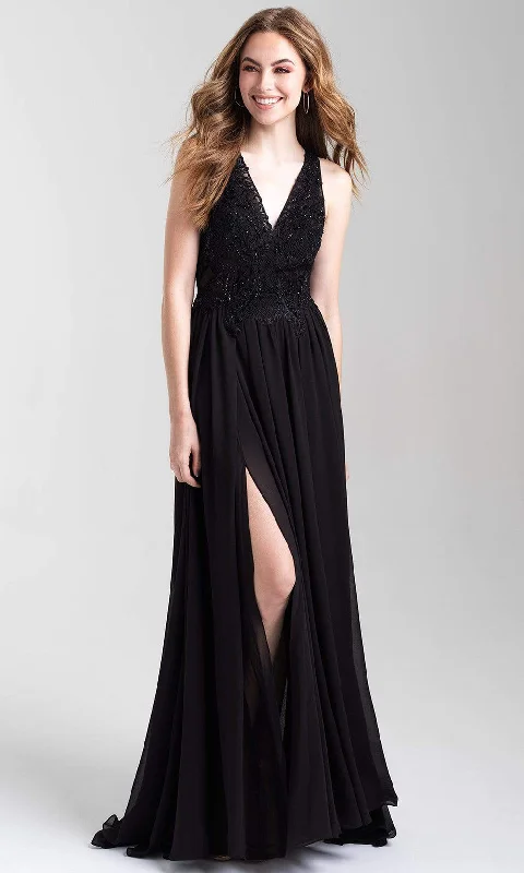 Formal Dress for Golden GlobesMadison James - 20-325SC Sleeveless Embroidered A-Line Gown