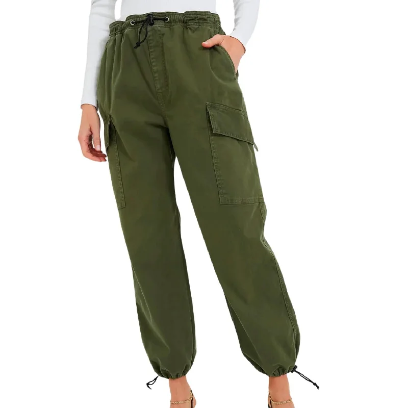 women's nursing pantsParachute Pant In Fatigue