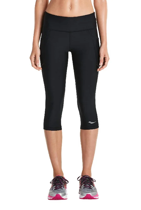 women's active pantsBullet Capri In Black