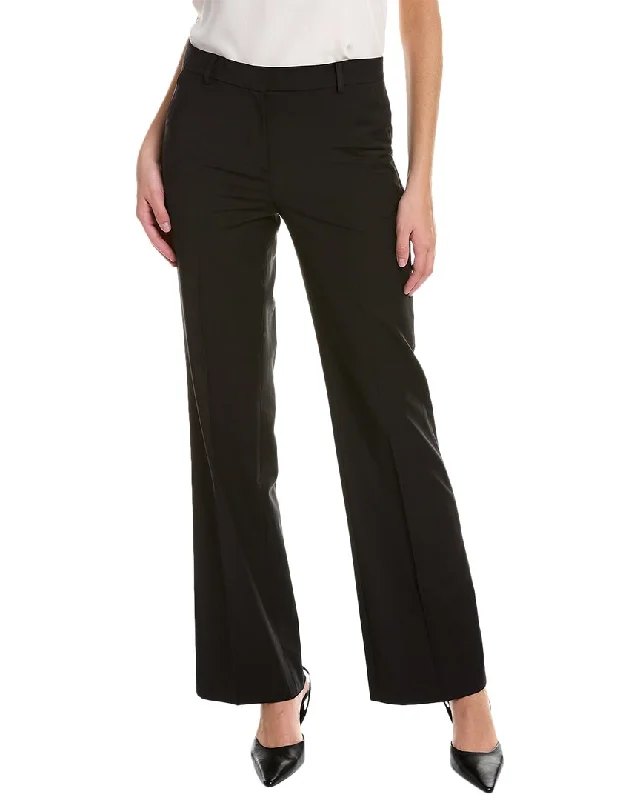 women's relaxed-fit pantsBrooks Brothers Wool-Blend Pant