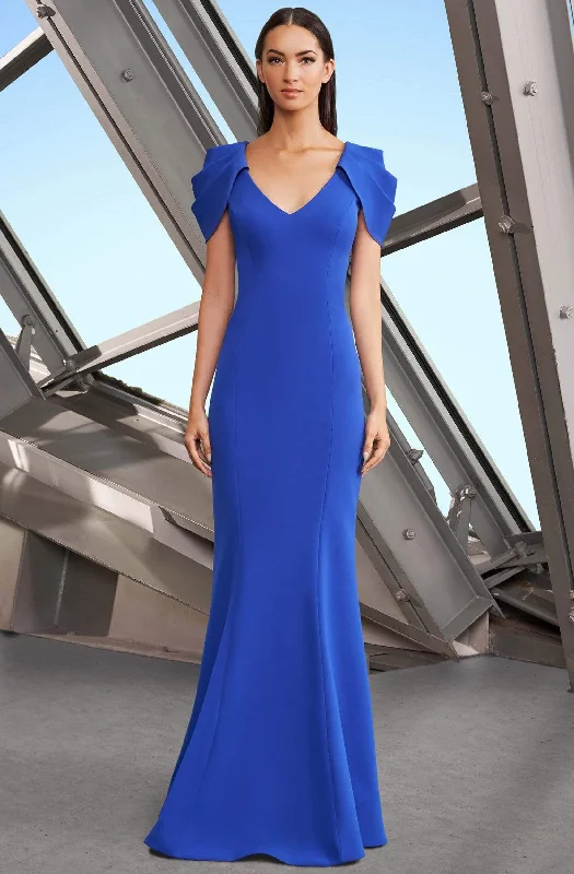 Formal Dress for Corporate AwardsAlexander by Daymor - Draped Sleeve Gown 1175