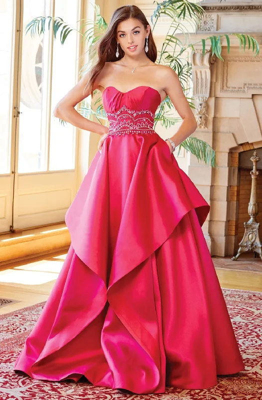 Formal Dress for ConcertsClarisse - 3478SC Beaded Sweetheart Ruffled Ballgown