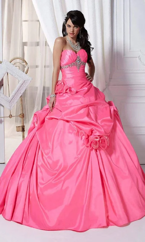 Formal Dress for Resort EventsTiffany Designs - 56216SC Sweetheart Rosette Voluminous Gown