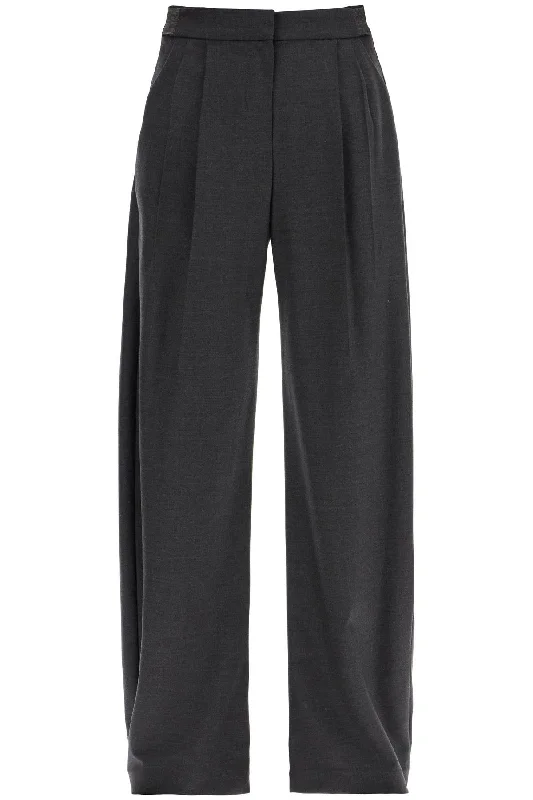 women's low-rise pantsBrunello Cucinelli Women's Stretch Wool Trousers For Men/W