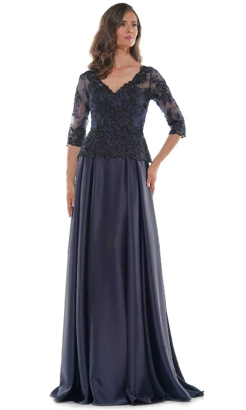 Formal Dress for Charity BallsRina Di Montella - RD2720 Quarter Sleeve A-Line Formal Gown