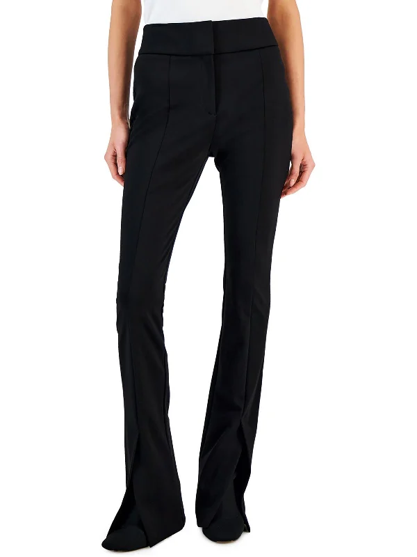 women's party pantsWomens Split Leg High Rise Trouser Pants