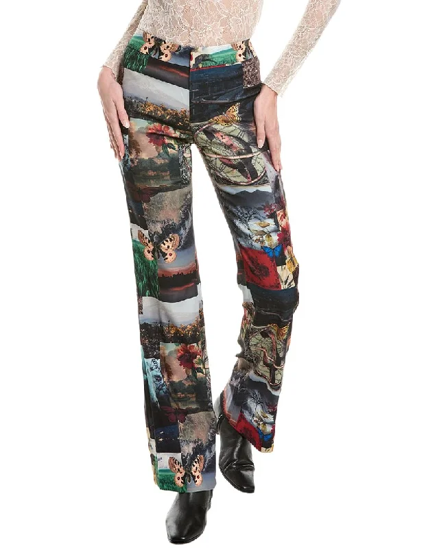 women's patched pantsalice + olivia Livi Trouser Pant