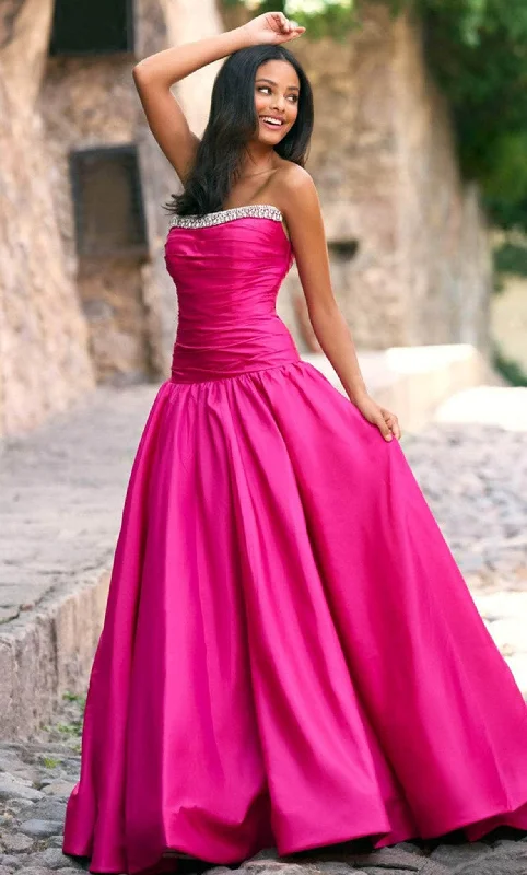 Formal Dress for Museum GalasSherri Hill 55321 - Strapless Ballgown