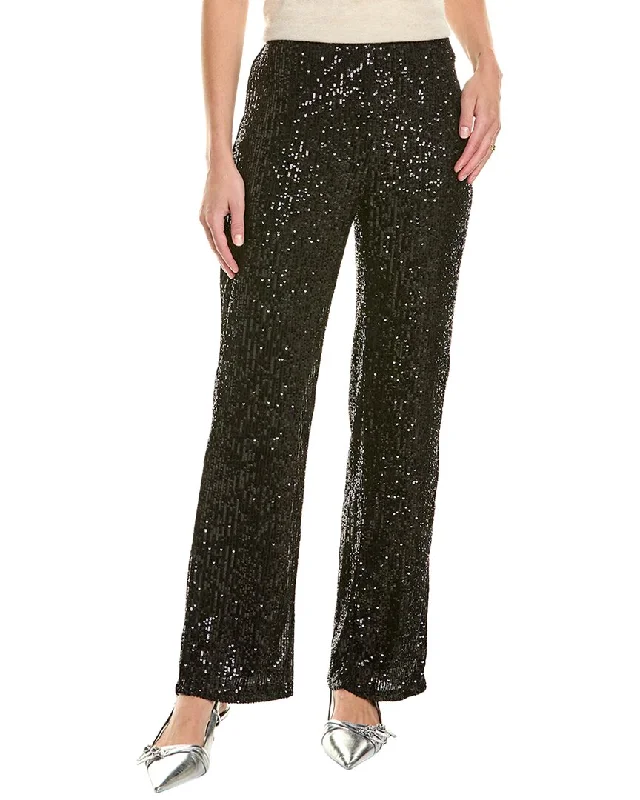 women's workout pantsVince Camuto Sequin Flare Pant