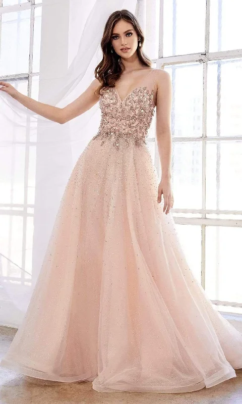 Formal Dress for Church WeddingsAndrea and Leo - Embellished Bodice Formal Gown A0585