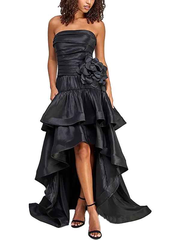 chic party dressesJuniors Womens Hi-Lo Strapless Evening Dress