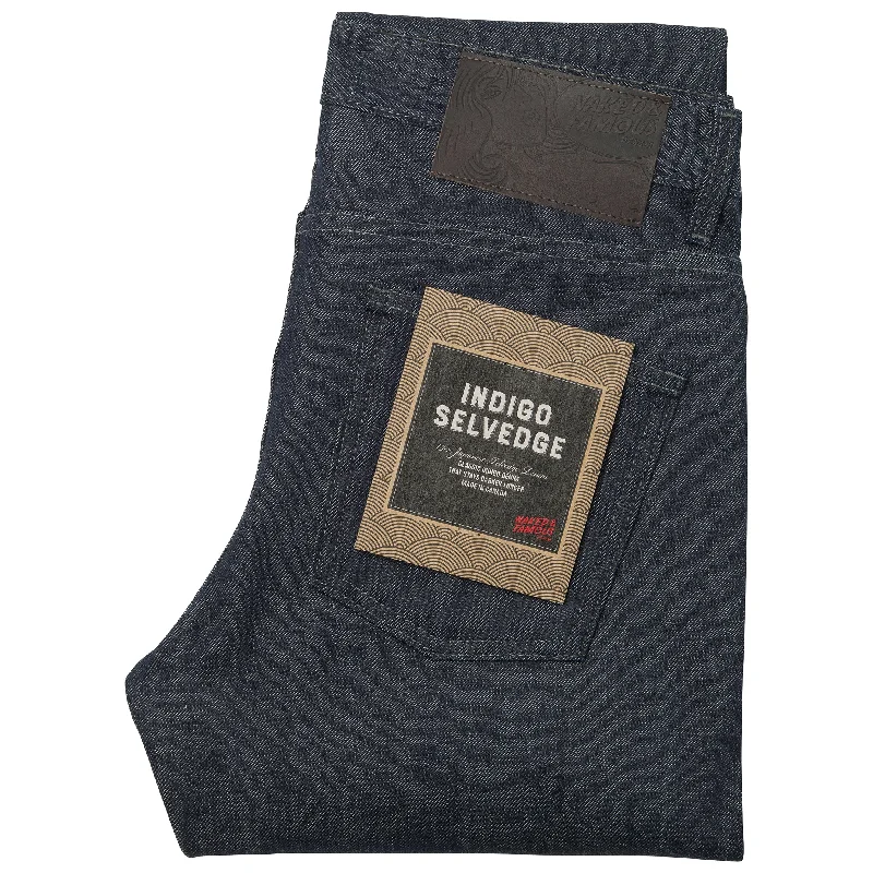 women's denim jeans with geometric patternsSuper Guy - Indigo Selvedge