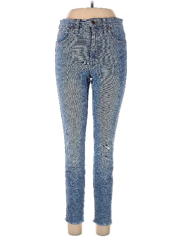 women's denim jeans for winterHigh-Rise Skinny Jeans in Light Wash