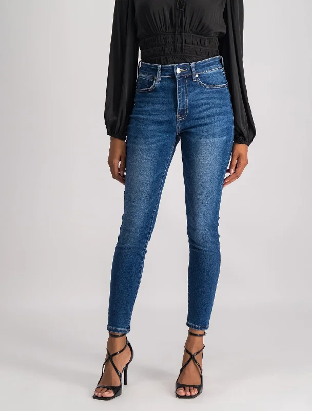 women's denim jeans with pocketsNala Mid-Rise Skinny Jeans