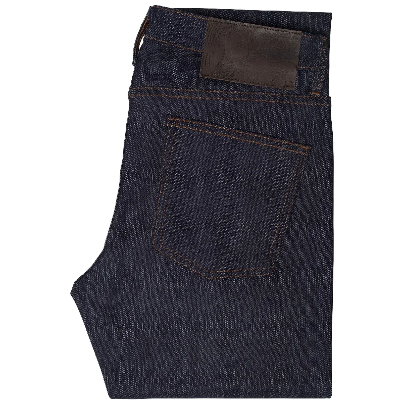 women's denim jeans with frayed edgesSuper Guy - Indigo Power Stretch