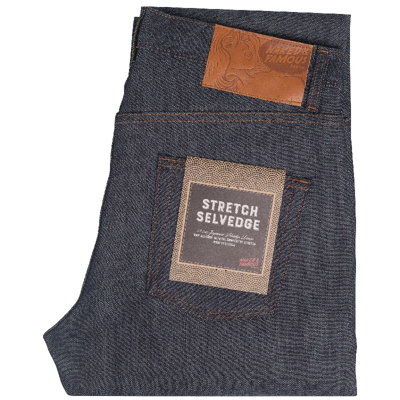 women's distressed denim jeansEasy Guy - Stretch Selvedge