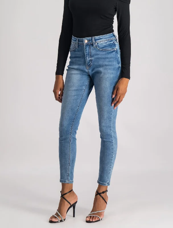 women's boyfriend denim jeansNala Mid-Rise Skinny Jeans