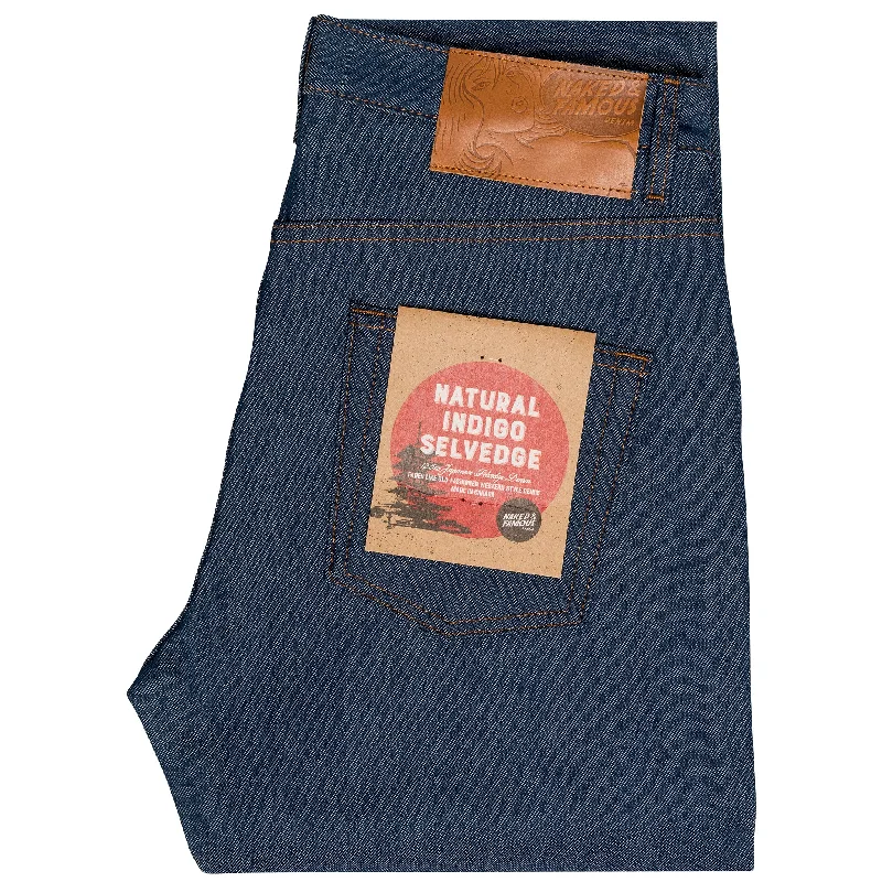 women's denim jeans with cotton blendEasy Guy - Natural Indigo Selvedge