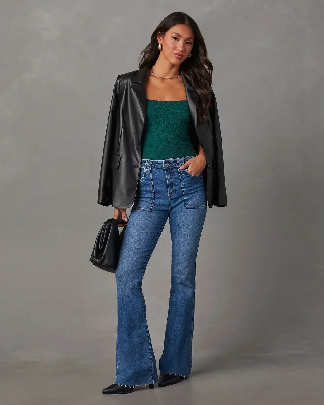 women's denim jeans with sequinsMulaney High Rise Flare Jeans