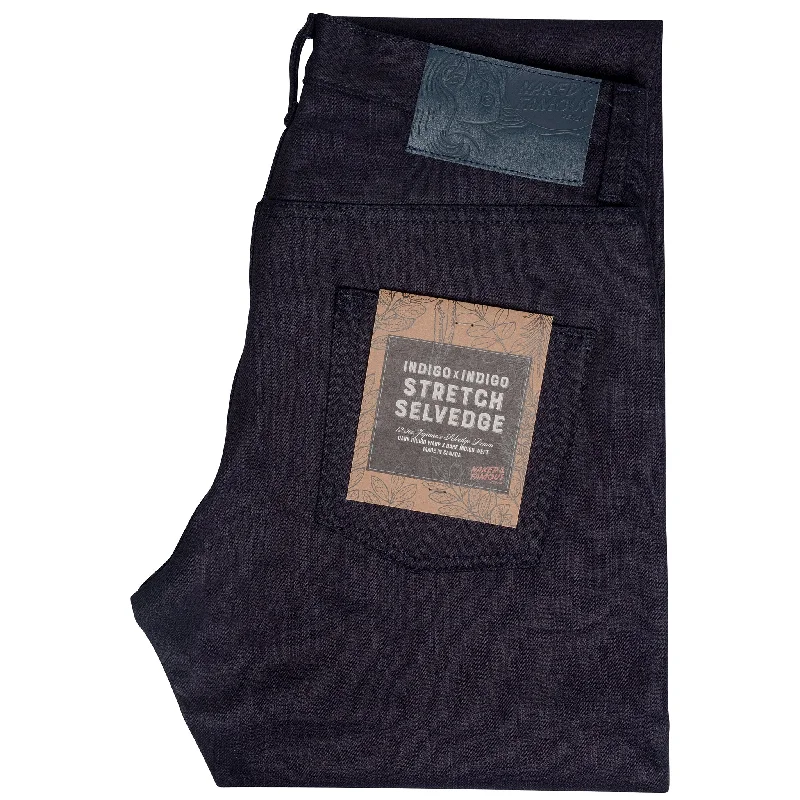 women's denim jeans for smart casualEasy Guy - Indigo / Indigo Stretch Selvedge