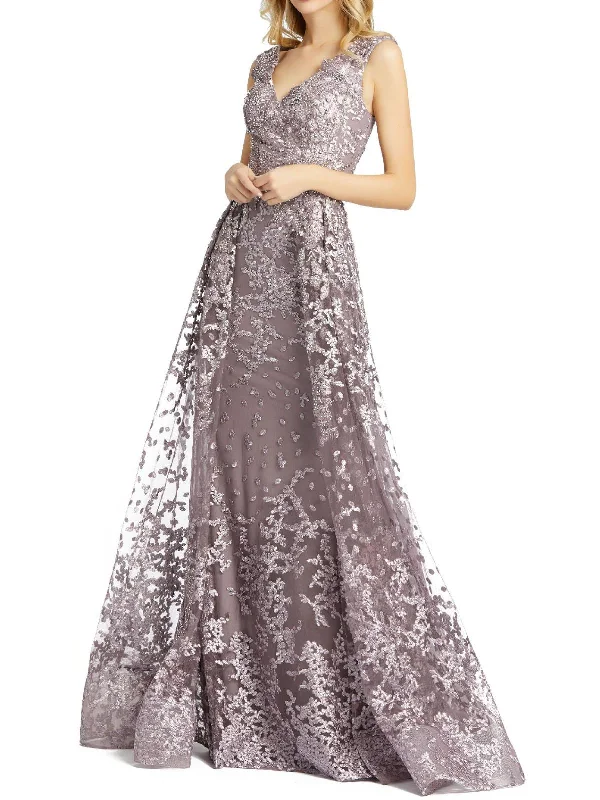 flashy party dressesWomens Floral Lace Evening Dress