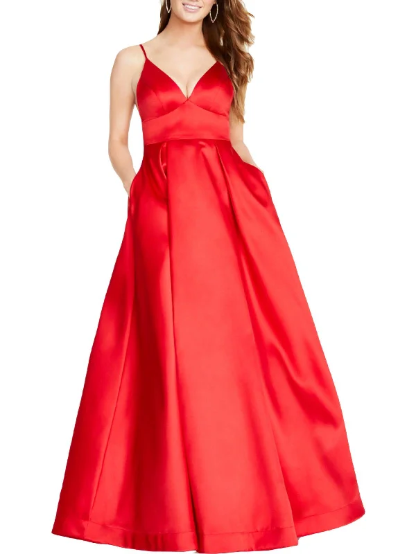 chiffon party dressesJuniors Womens V Neck Formal Evening Dress