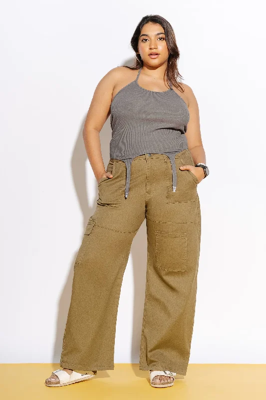 women's slim-fit denim jeansTrooper Cargo Pants