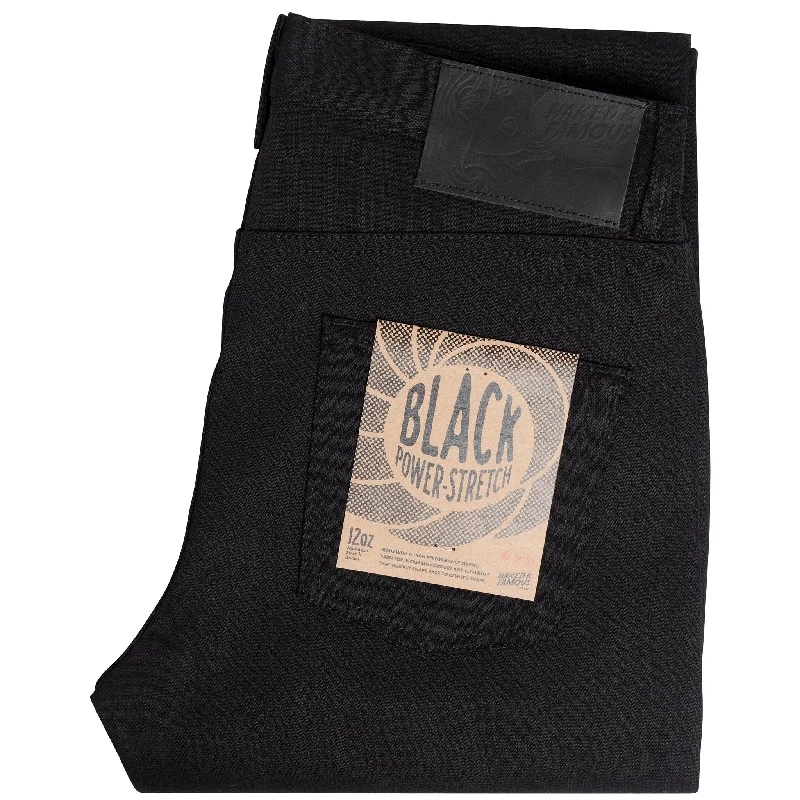 women's denim jeans with floral embroideryEasy Guy - Black Power Stretch