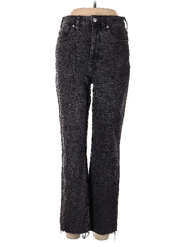 women's denim jeans with spandexHigh-Rise Bootleg Jeans in Dark Wash