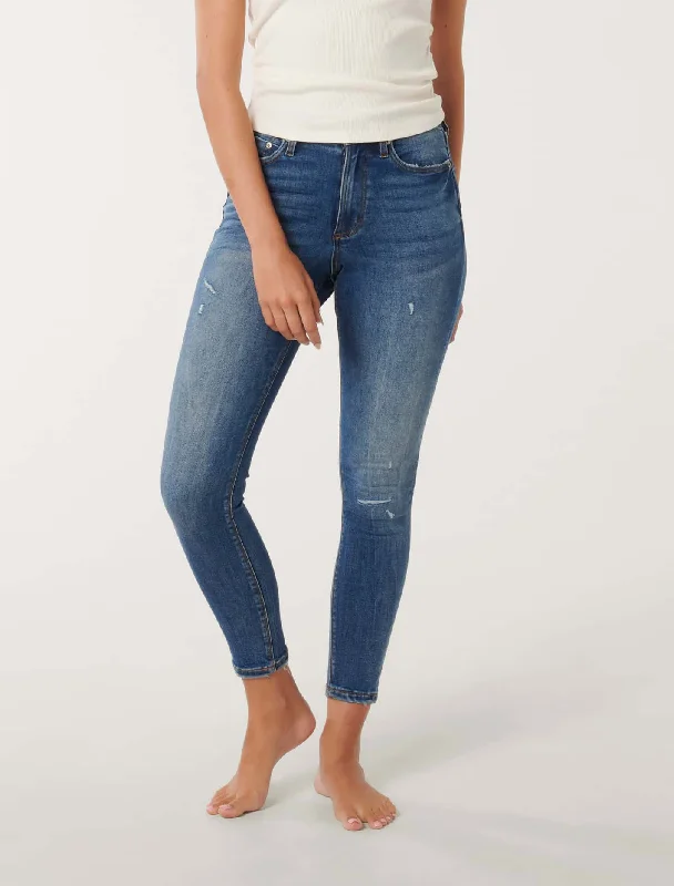 women's boyfriend denim jeansNala Mid-Rise Skinny Jeans