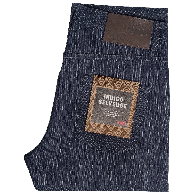 women's denim jeans with adjustable waistbandsEasy Guy - Indigo Selvedge