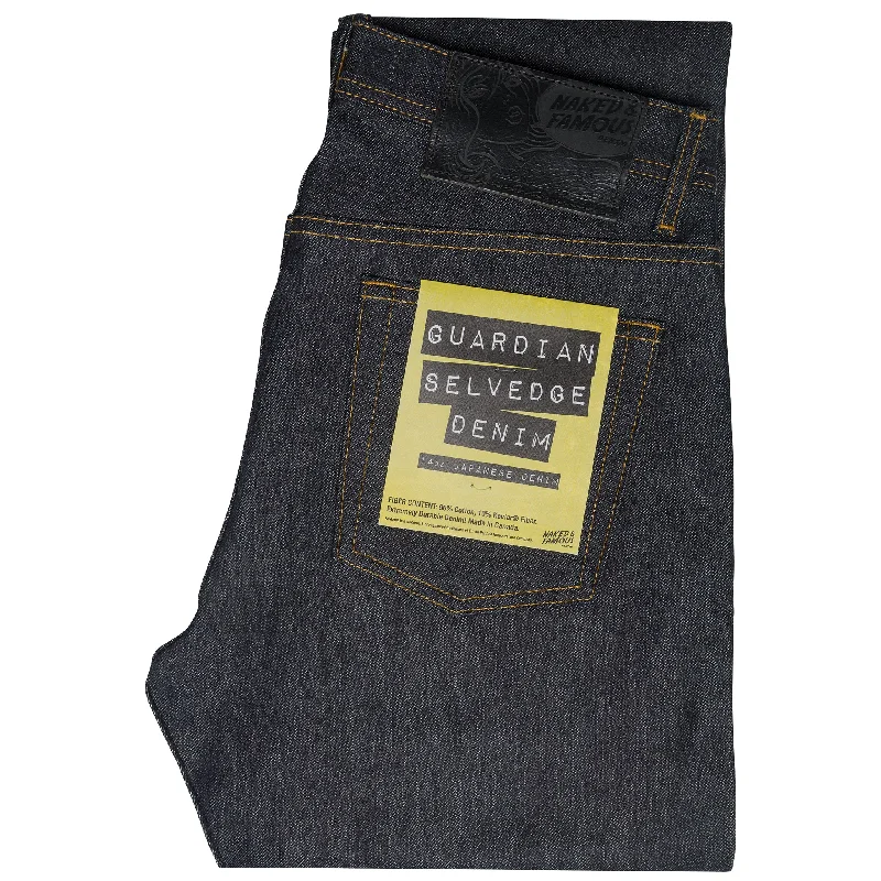 women's denim jeans with adjustable waistbandsWeird Guy - Guardian Selvedge